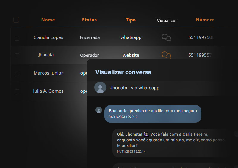 Sistema Conversacional Rvops