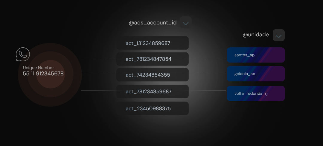 contas de anúncios únicas