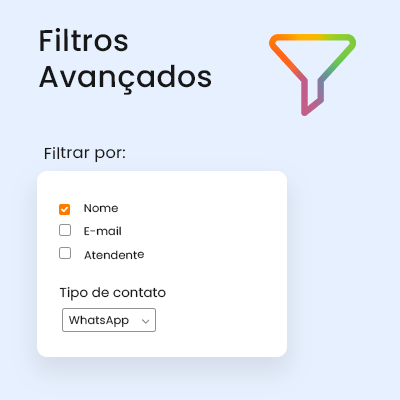 Filtros mais completos na aba de Conversas